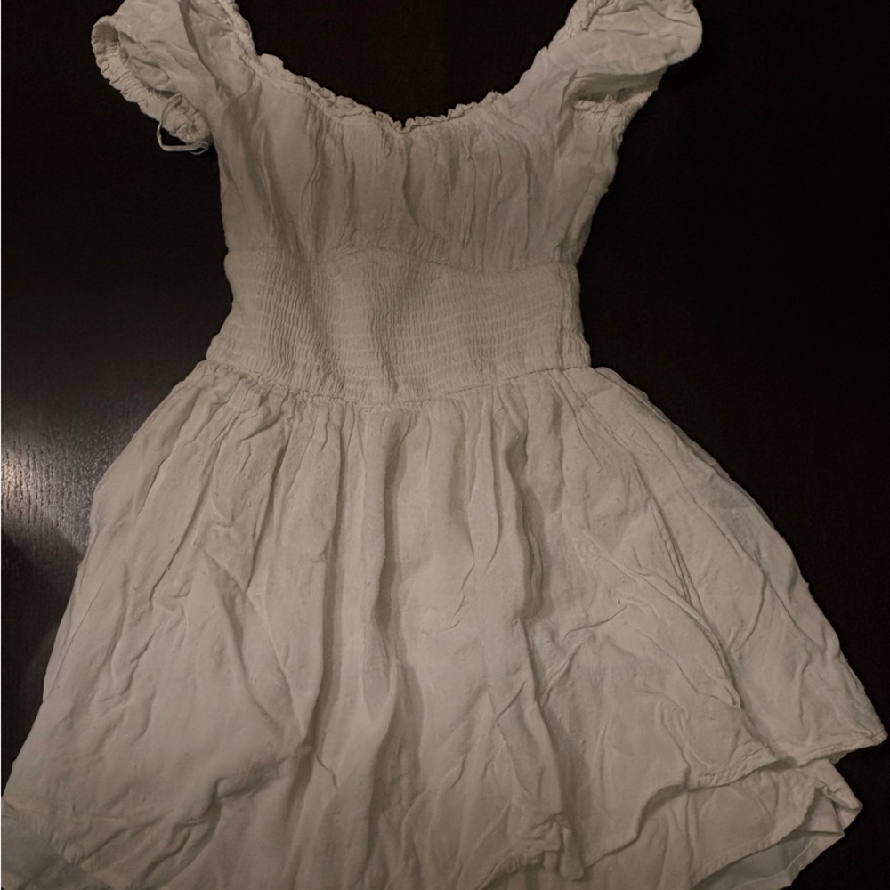 Hollister white women’s romper
